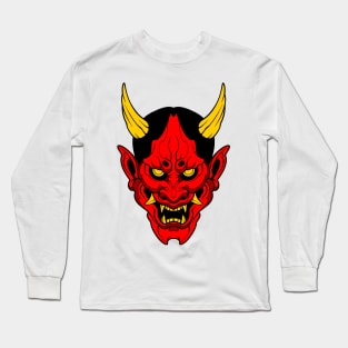 oni mask from japan Long Sleeve T-Shirt